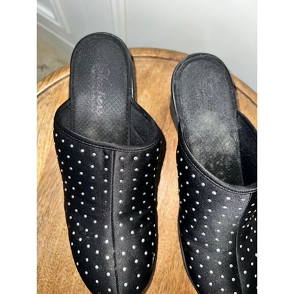 Women's Black Studded  Mules Size‎ 10 Casual Chic Flats - Picture 3 of 7